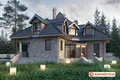 Проект коттеджа Каштель